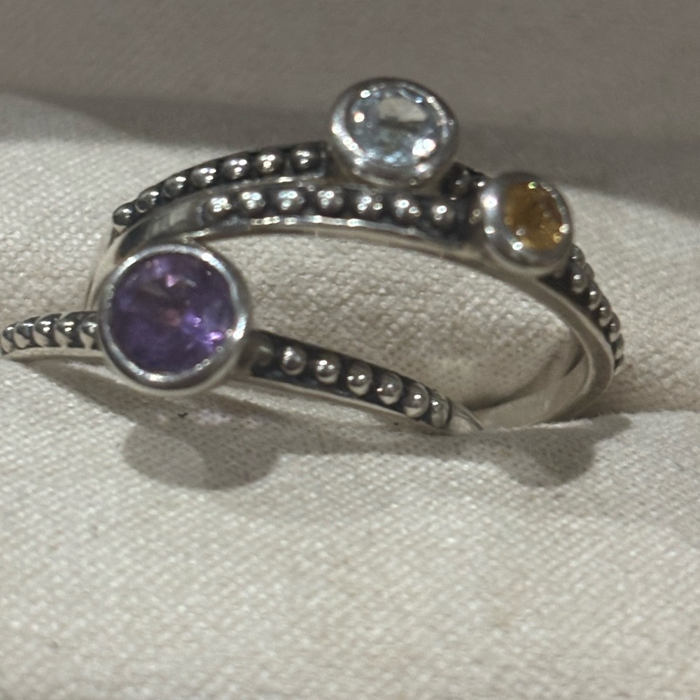 T&C 925 stackable rings - Picture 2 of 4